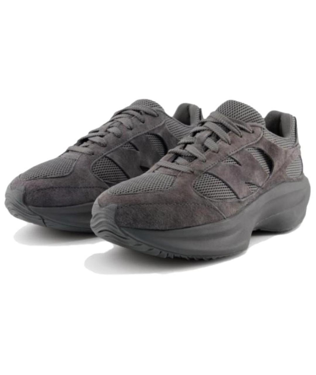 NEW BALANCE Серые замшевые кроссовки, фото 2