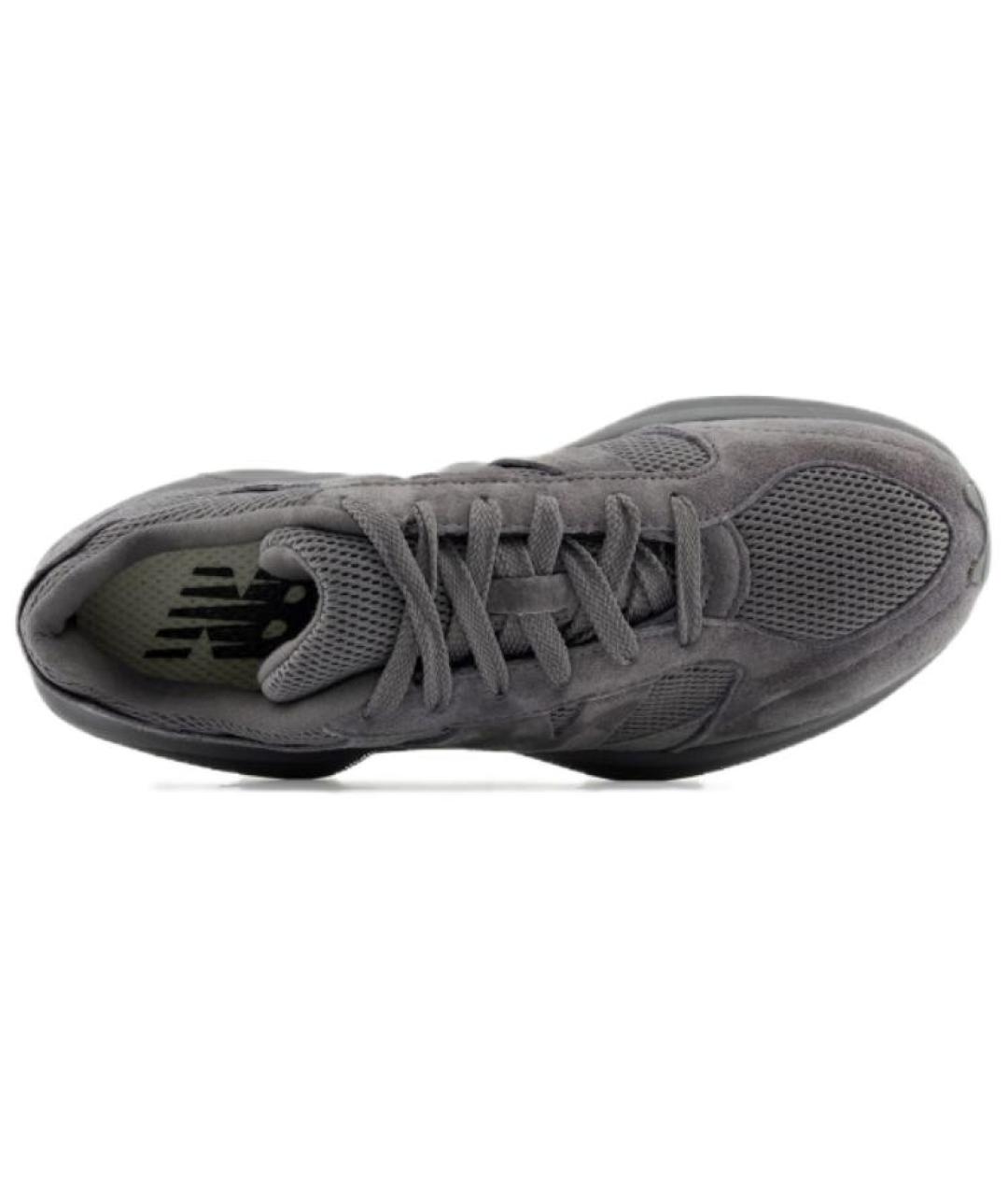 NEW BALANCE Серые замшевые кроссовки, фото 3