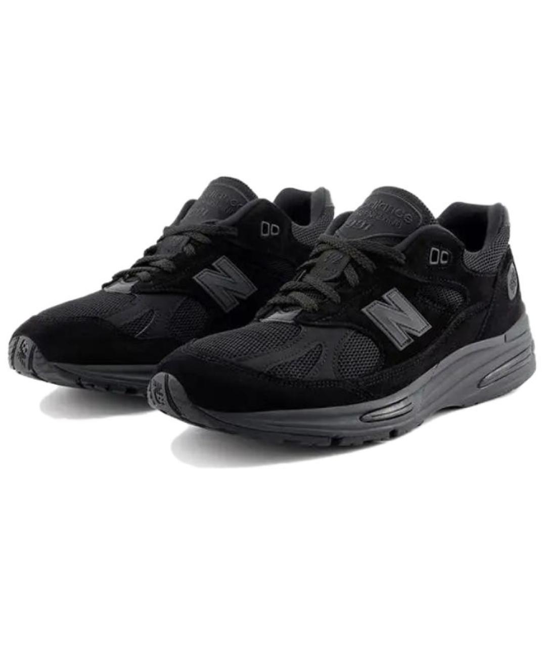 NEW BALANCE Черные замшевые кроссовки, фото 3