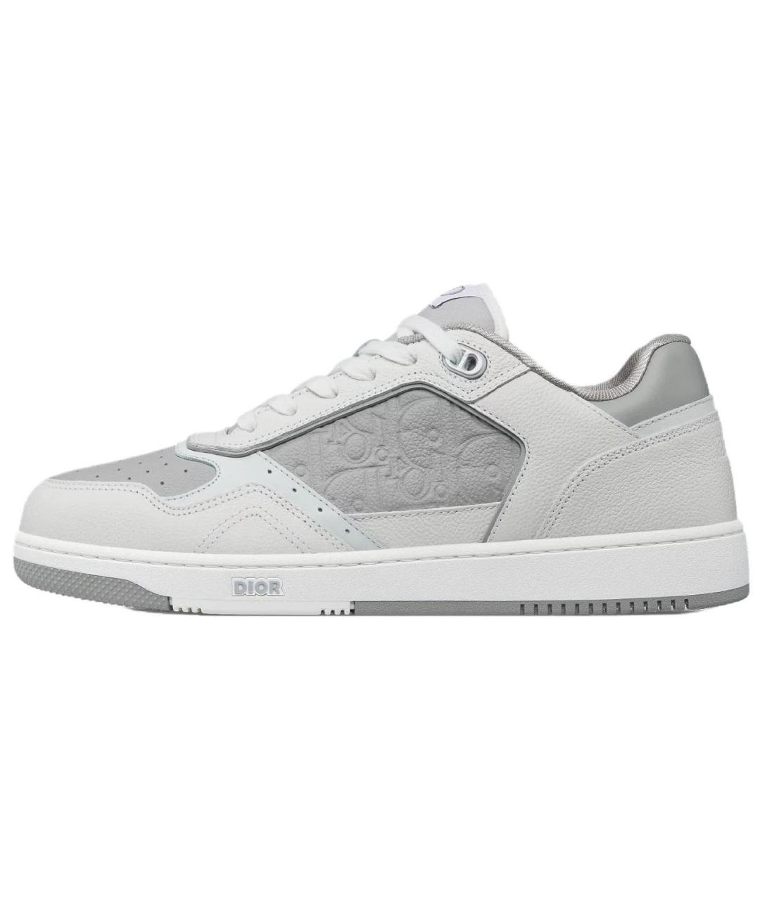 CHRISTIAN DIOR Белые кожаные низкие кроссовки / кеды, фото 2