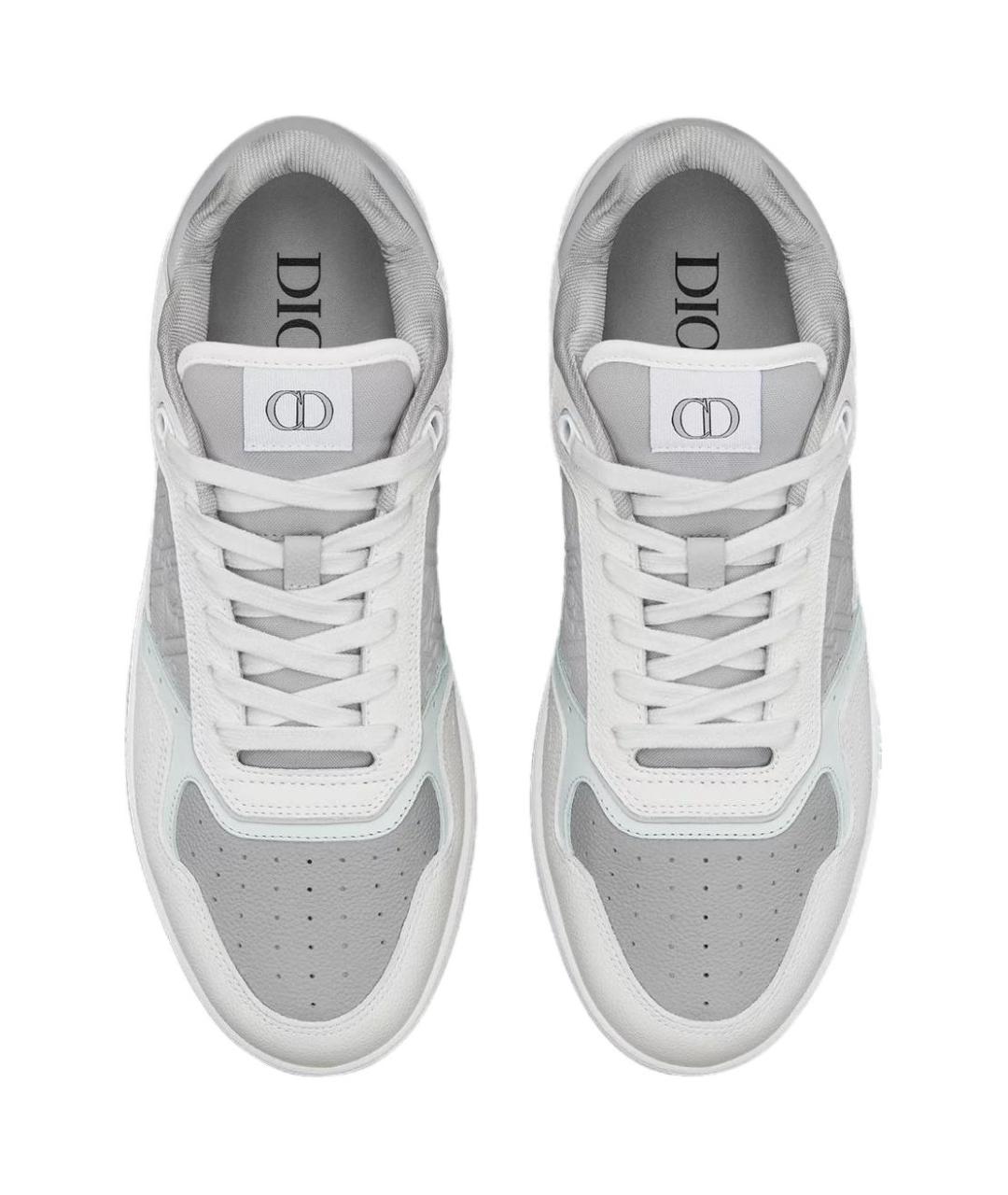 CHRISTIAN DIOR Белые кожаные низкие кроссовки / кеды, фото 5