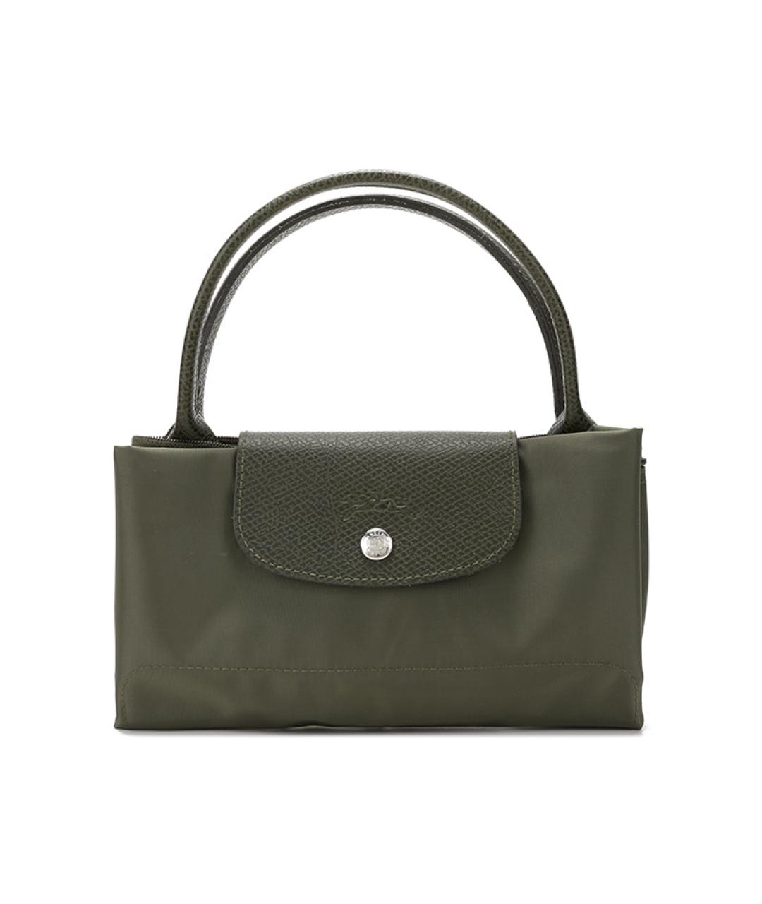 LONGCHAMP Хаки тканевая сумка через плечо, фото 7