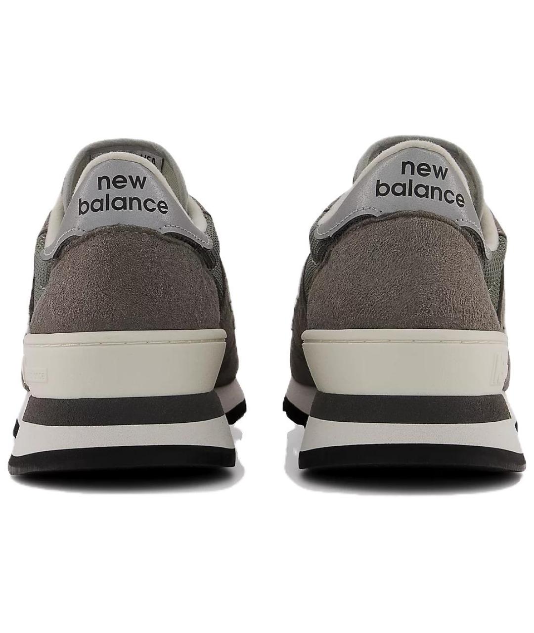 NEW BALANCE Серые замшевые кроссовки, фото 5