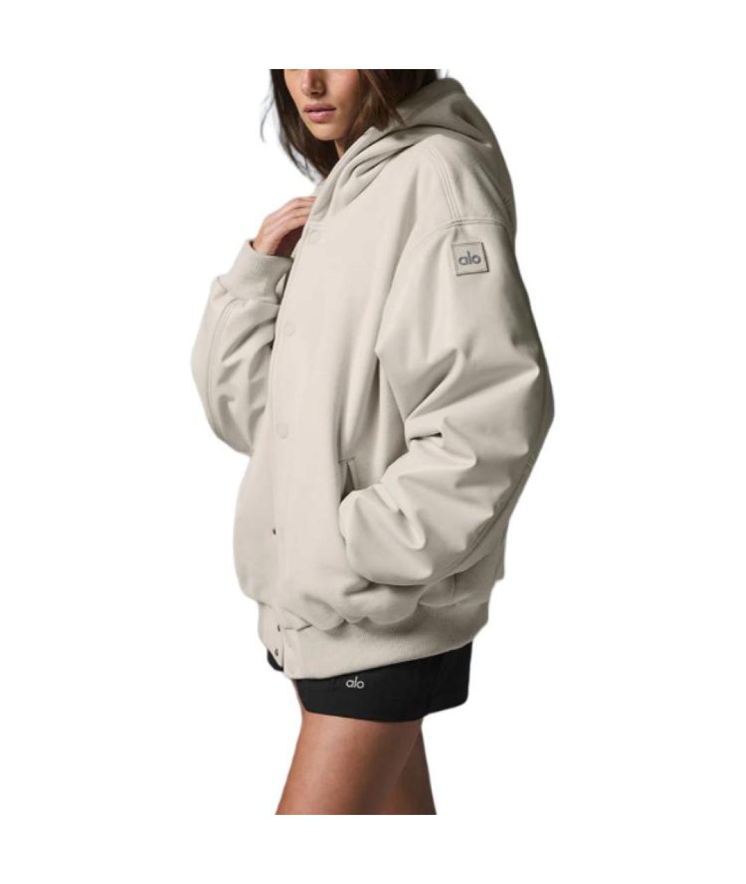 ALO YOGA Белая куртка, фото 3