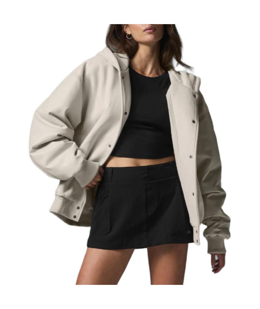 ALO YOGA Белая куртка, фото 4