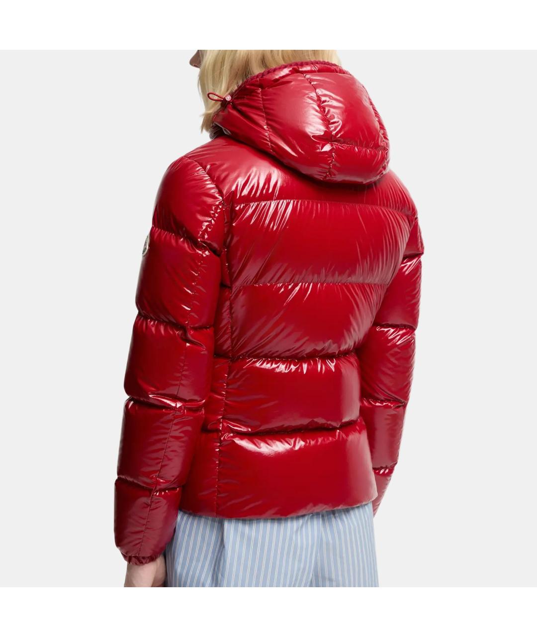 MONCLER Красный пуховик, фото 4