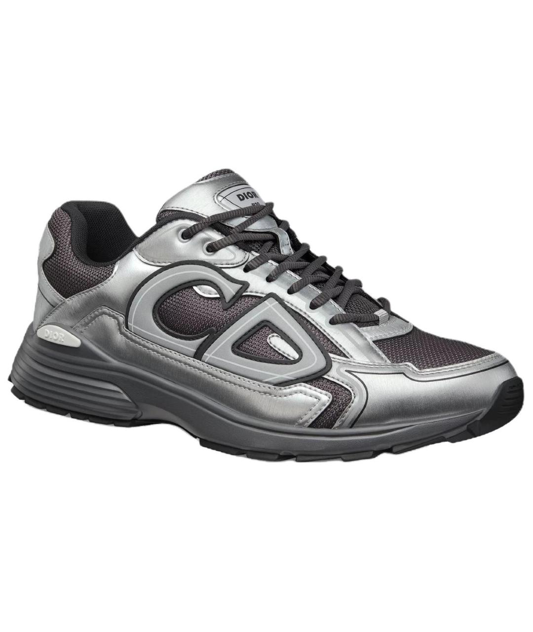 CHRISTIAN DIOR Серые низкие кроссовки / кеды, фото 4