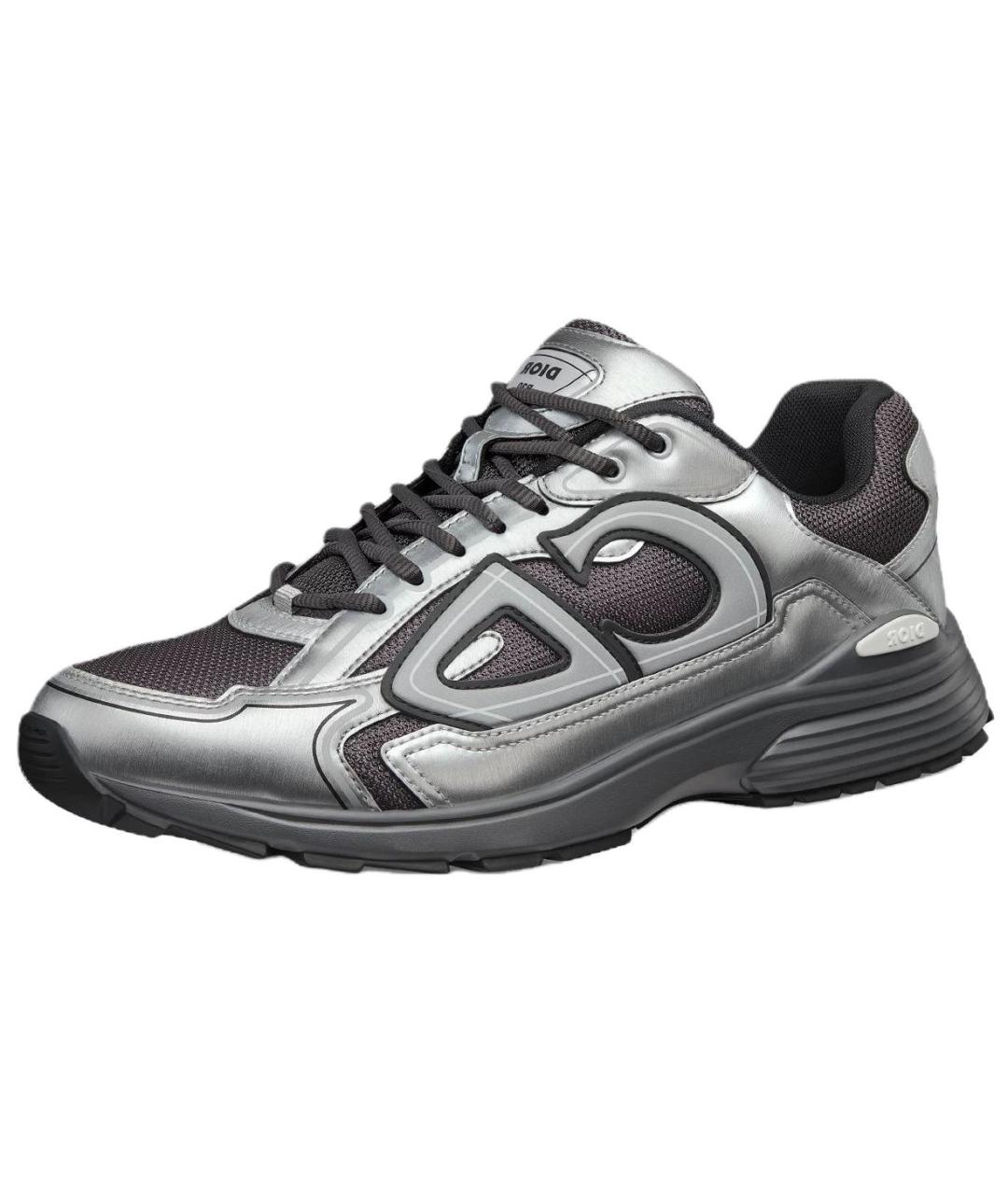 CHRISTIAN DIOR Серые низкие кроссовки / кеды, фото 3