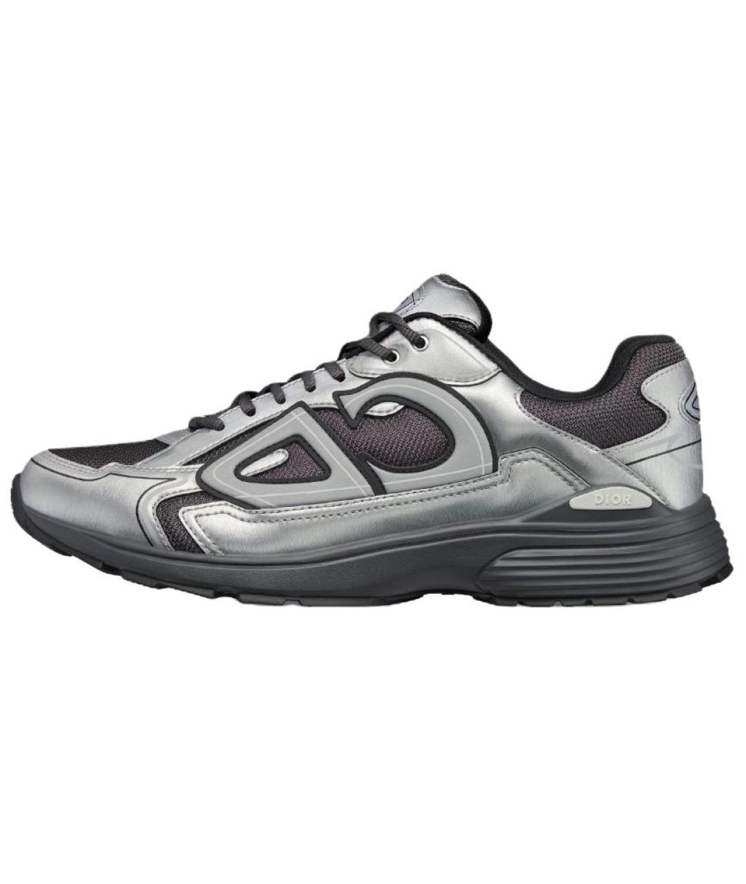 CHRISTIAN DIOR Серые низкие кроссовки / кеды, фото 2