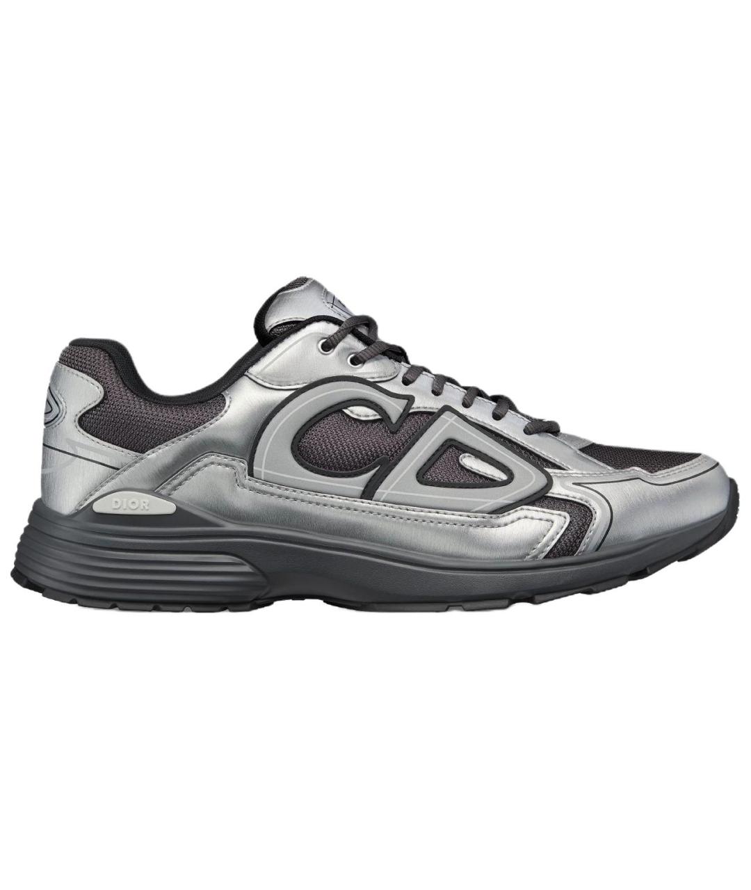 CHRISTIAN DIOR Серые низкие кроссовки / кеды, фото 1