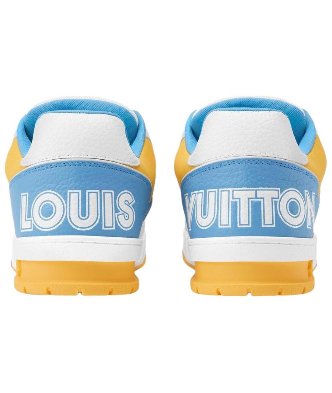 LOUIS VUITTON Мульти кожаные низкие кроссовки / кеды, фото 5