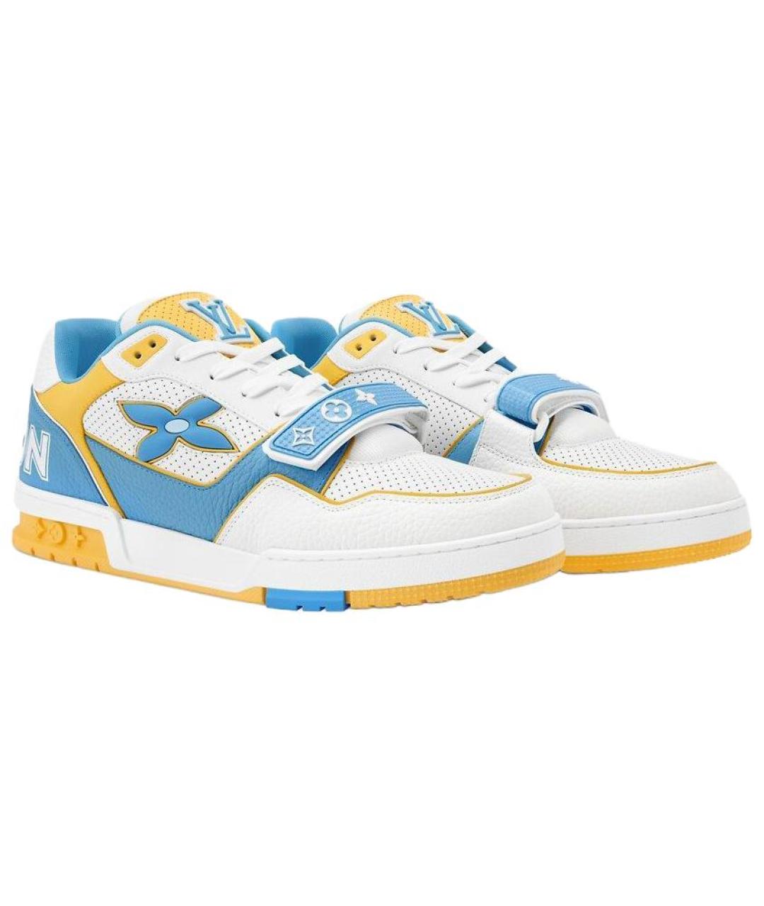 LOUIS VUITTON Мульти кожаные низкие кроссовки / кеды, фото 3