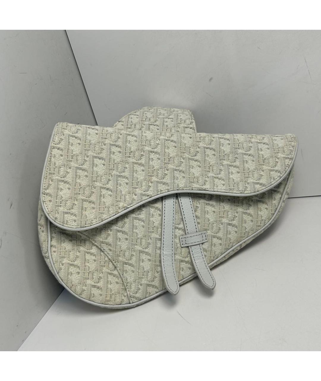 CHRISTIAN DIOR Белая сумка через плечо, фото 8