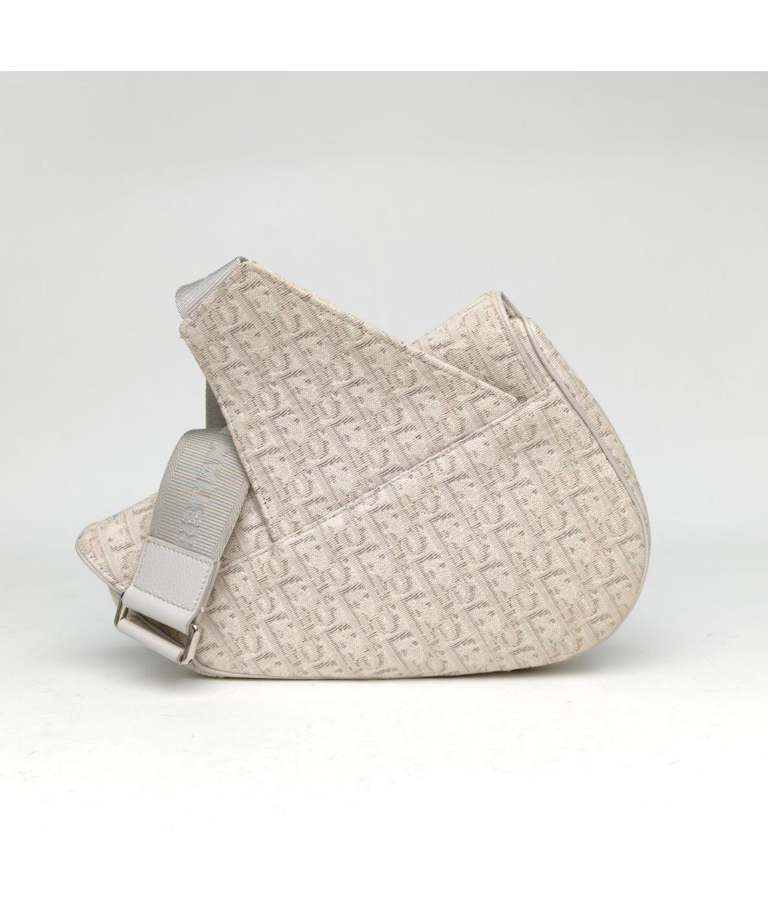 CHRISTIAN DIOR Белая сумка через плечо, фото 4