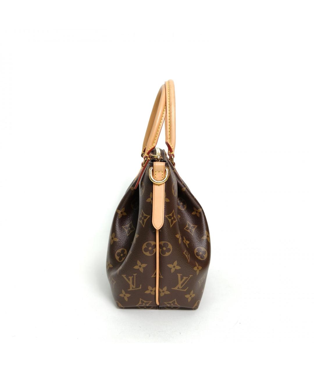 LOUIS VUITTON Коричневая сумка с короткими ручками, фото 5