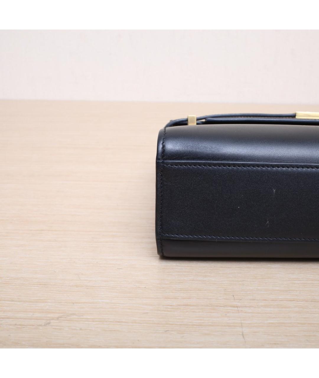 SAINT LAURENT Черная кожаная сумка через плечо, фото 9