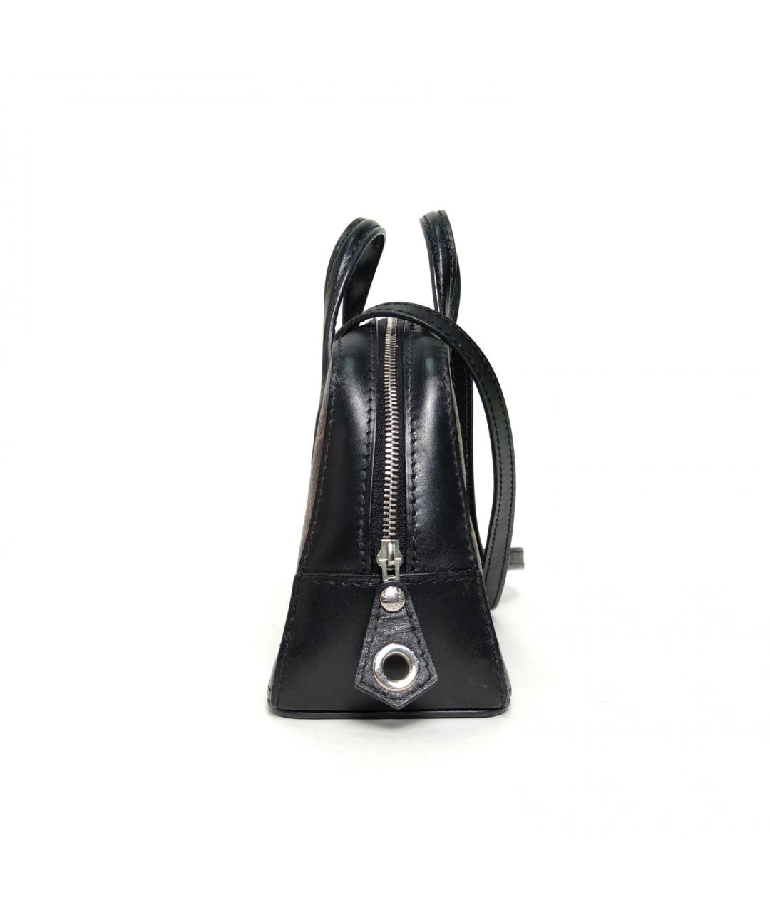 LOUIS VUITTON Коричневая кожаная сумка через плечо, фото 5