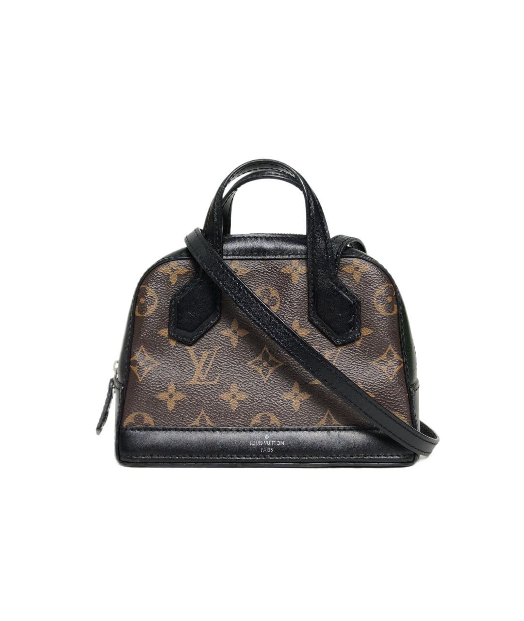 LOUIS VUITTON Коричневая кожаная сумка через плечо, фото 9