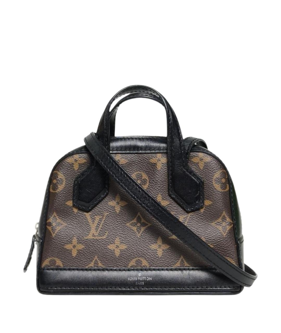 LOUIS VUITTON Коричневая кожаная сумка через плечо, фото 1