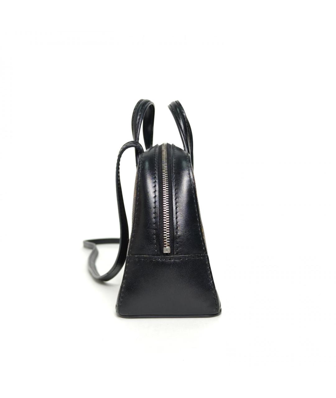 LOUIS VUITTON Коричневая кожаная сумка через плечо, фото 3