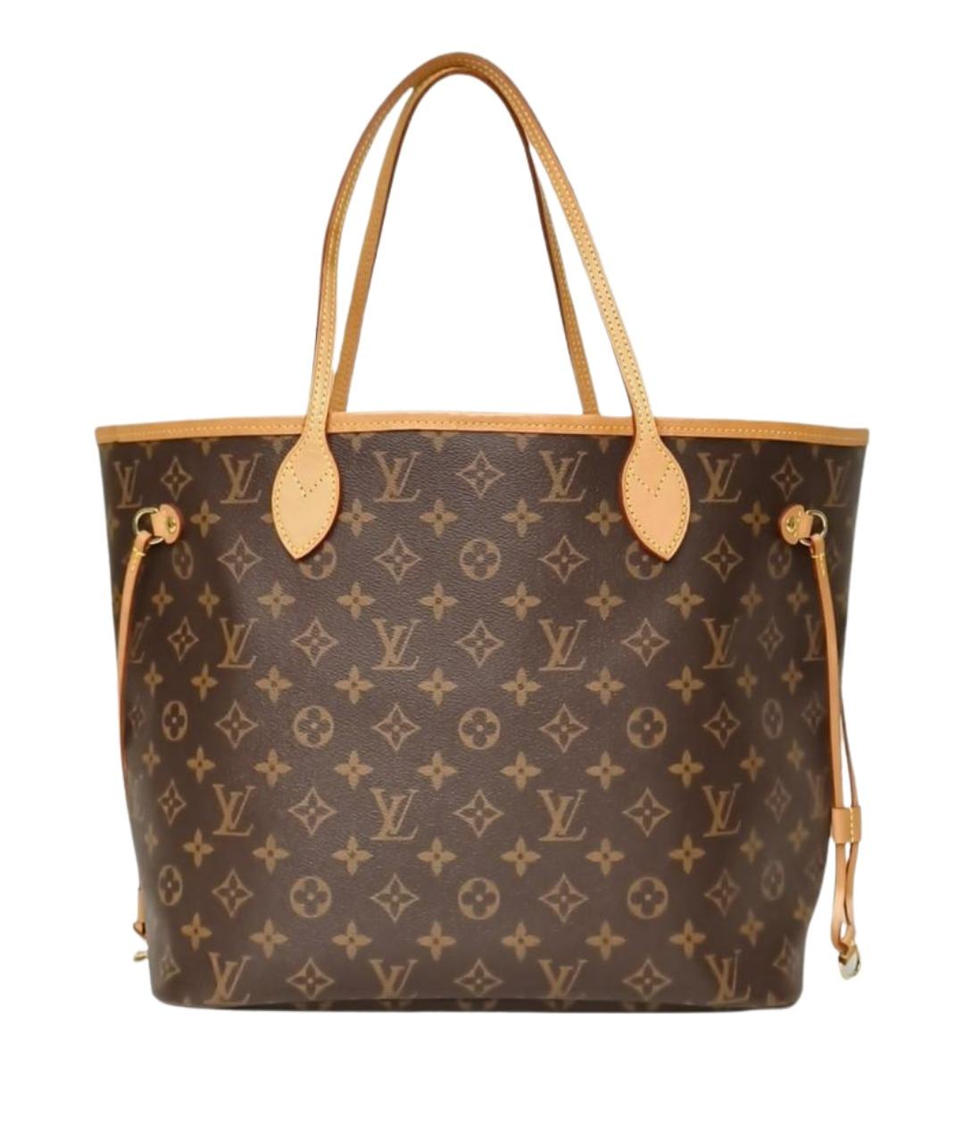 LOUIS VUITTON Коричневая сумка с короткими ручками, фото 1