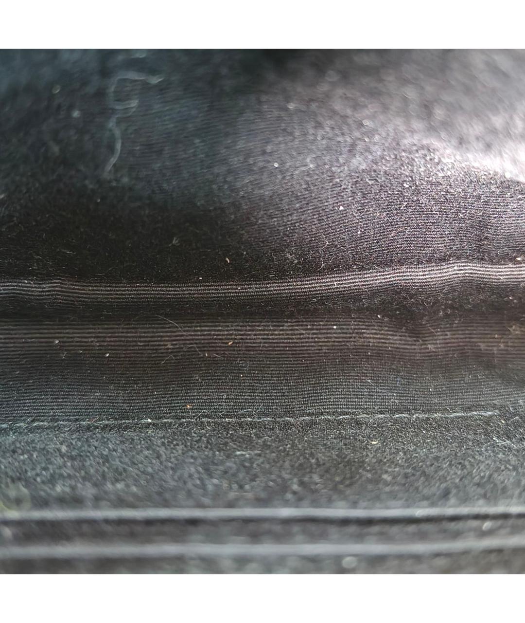 SAINT LAURENT Черная кожаная сумка через плечо, фото 8
