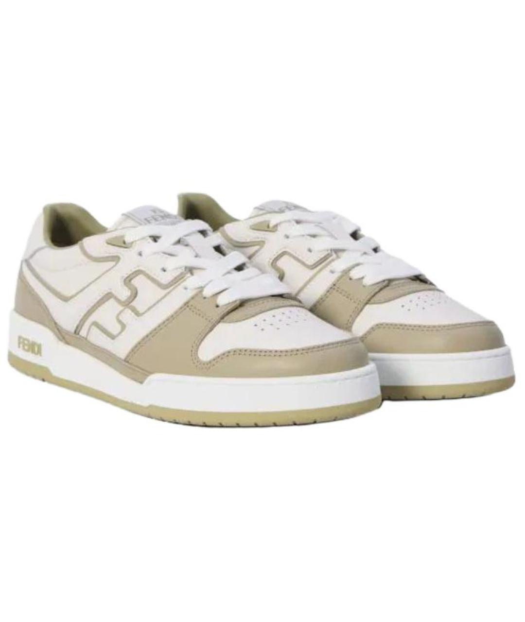 FENDI Мульти низкие кроссовки / кеды, фото 3