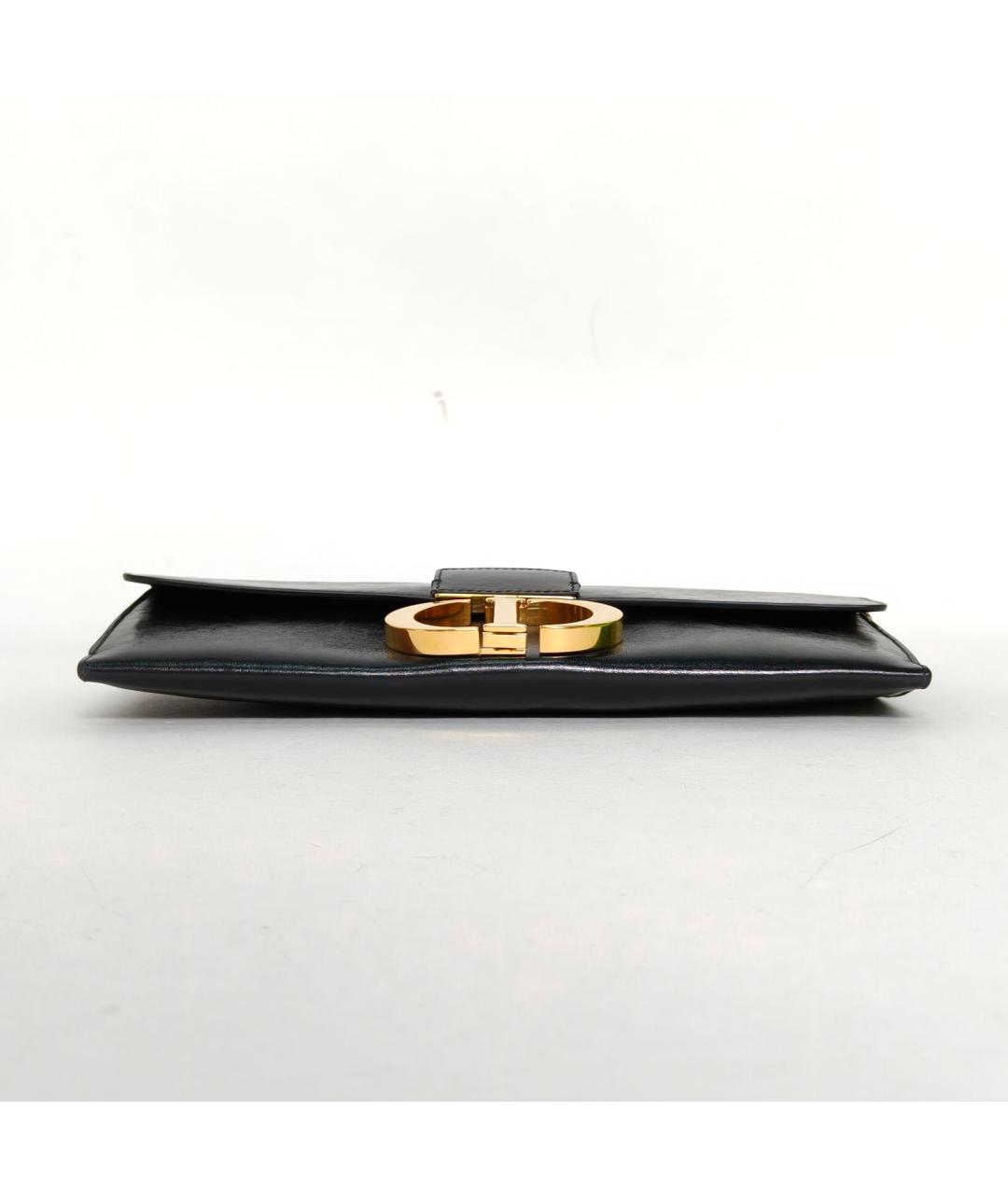 CHRISTIAN DIOR Черная кожаная сумка через плечо, фото 6