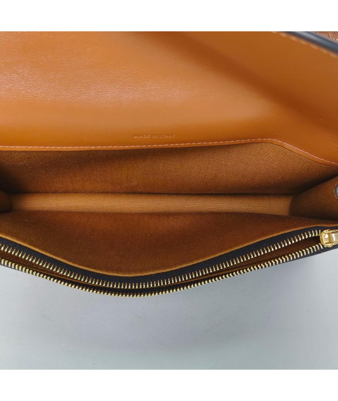 CELINE Коричневая сумка через плечо, фото 7