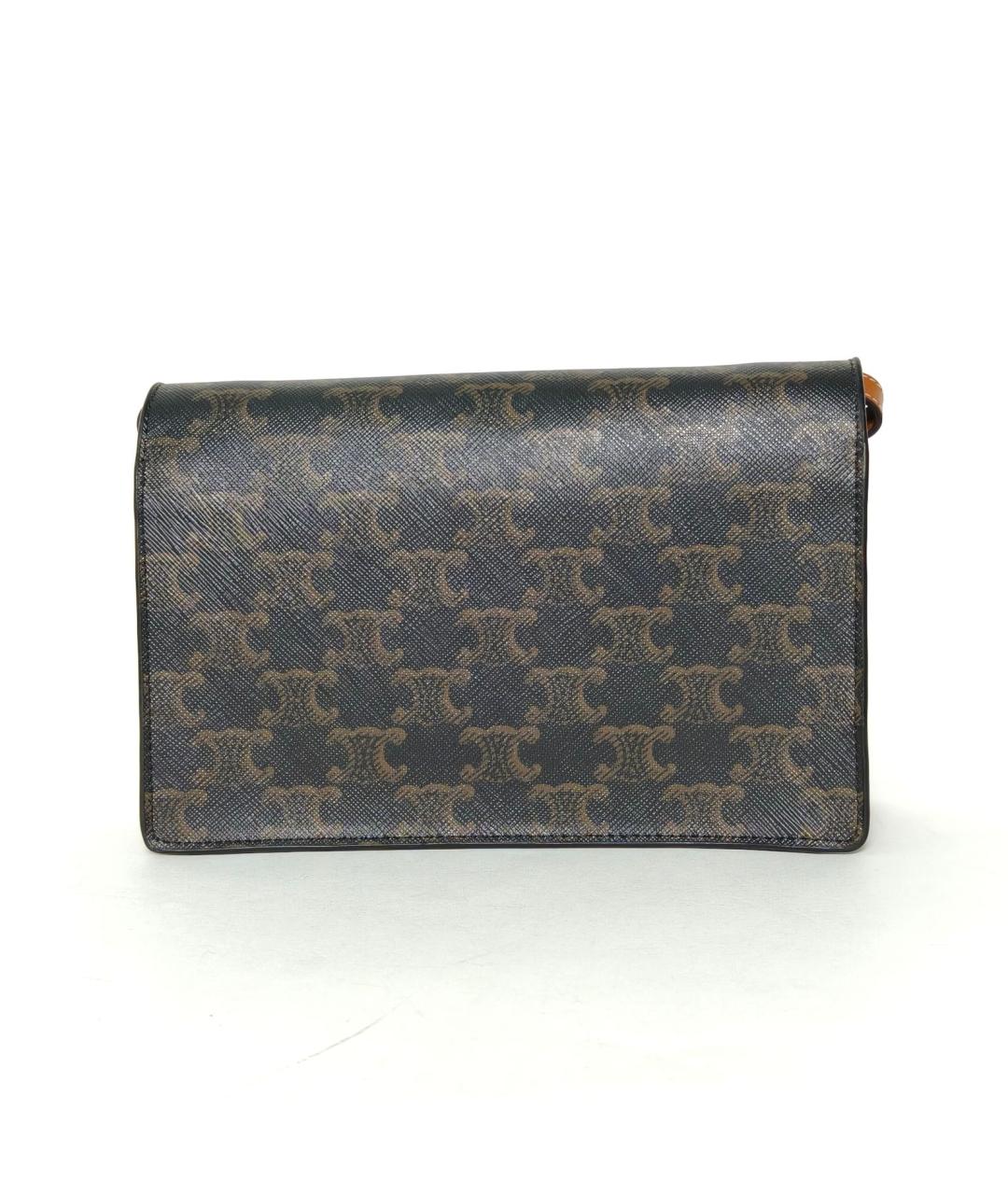 CELINE Коричневая сумка через плечо, фото 4