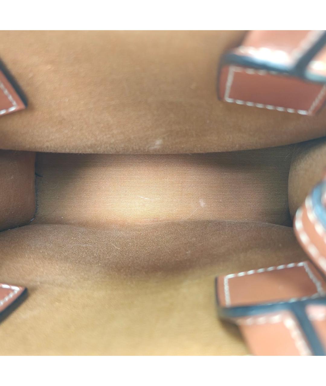 CELINE Коричневая сумка через плечо, фото 7