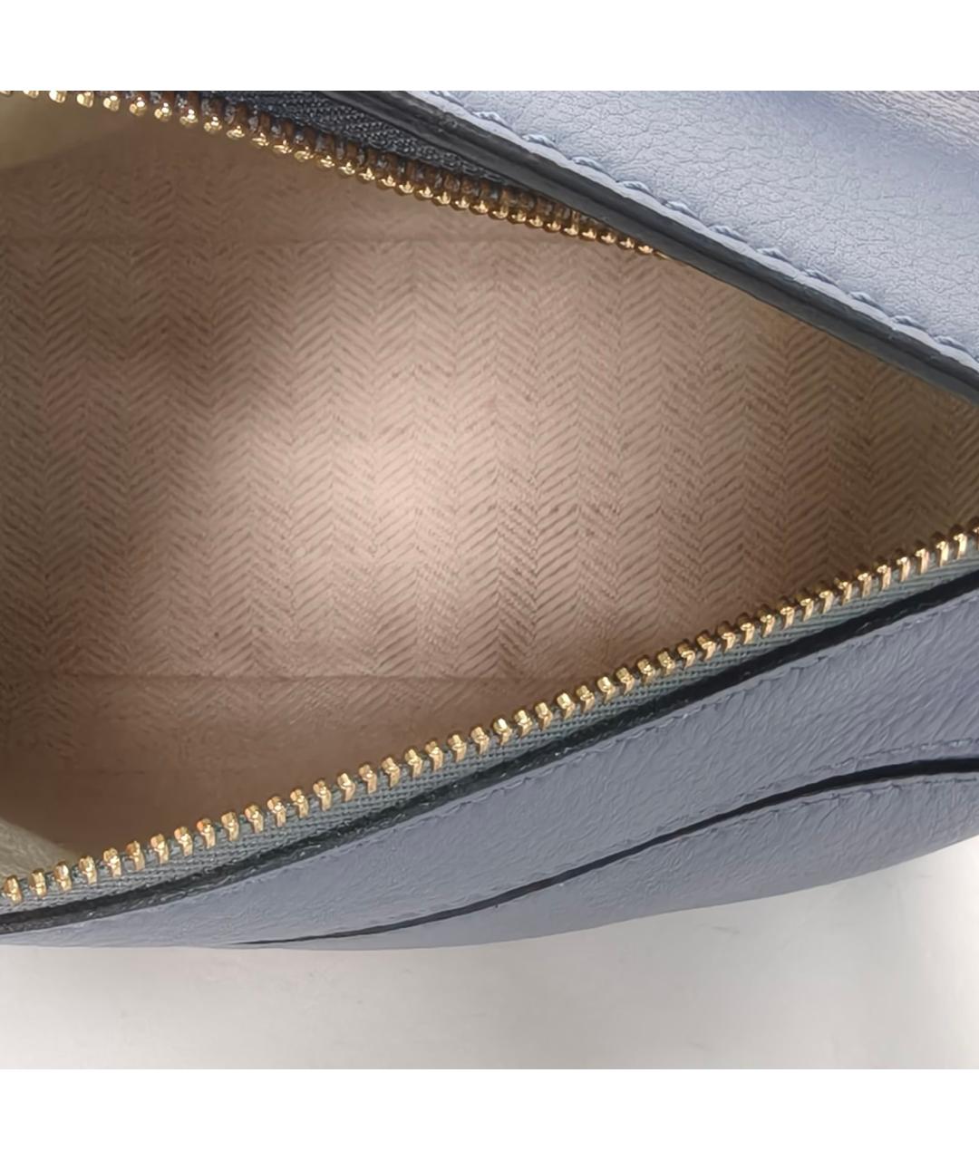 LOEWE Синяя кожаная сумка через плечо, фото 7