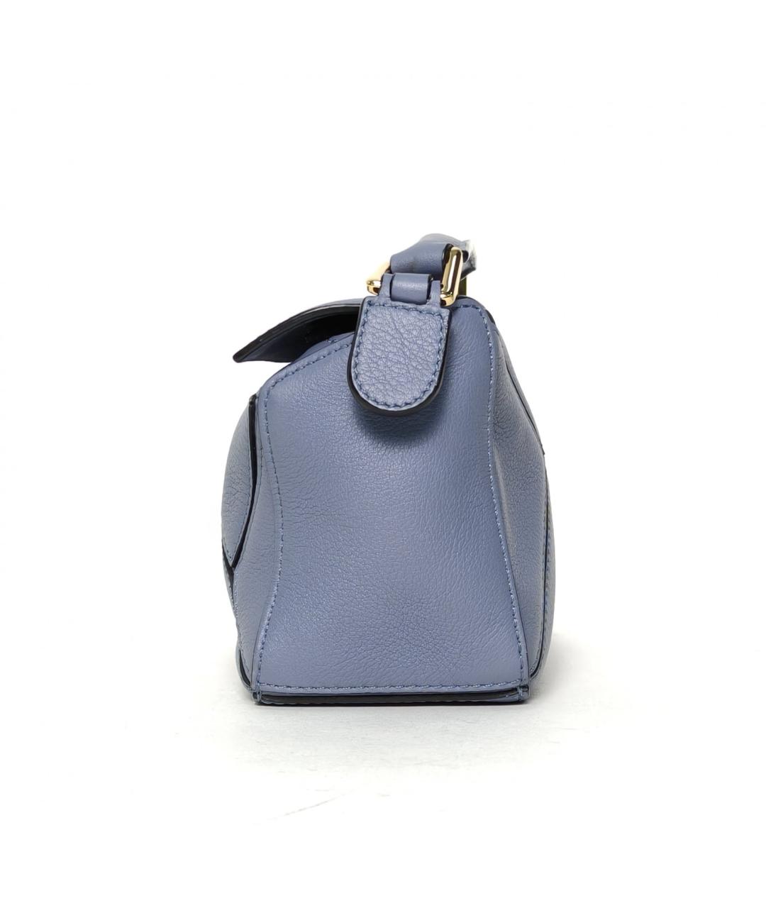 LOEWE Синяя кожаная сумка через плечо, фото 3