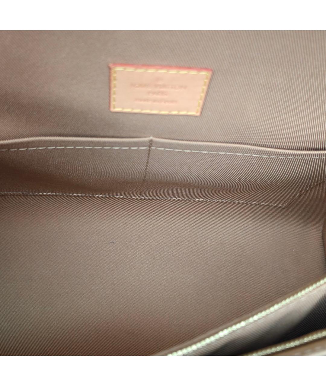 LOUIS VUITTON Коричневая сумка через плечо, фото 7