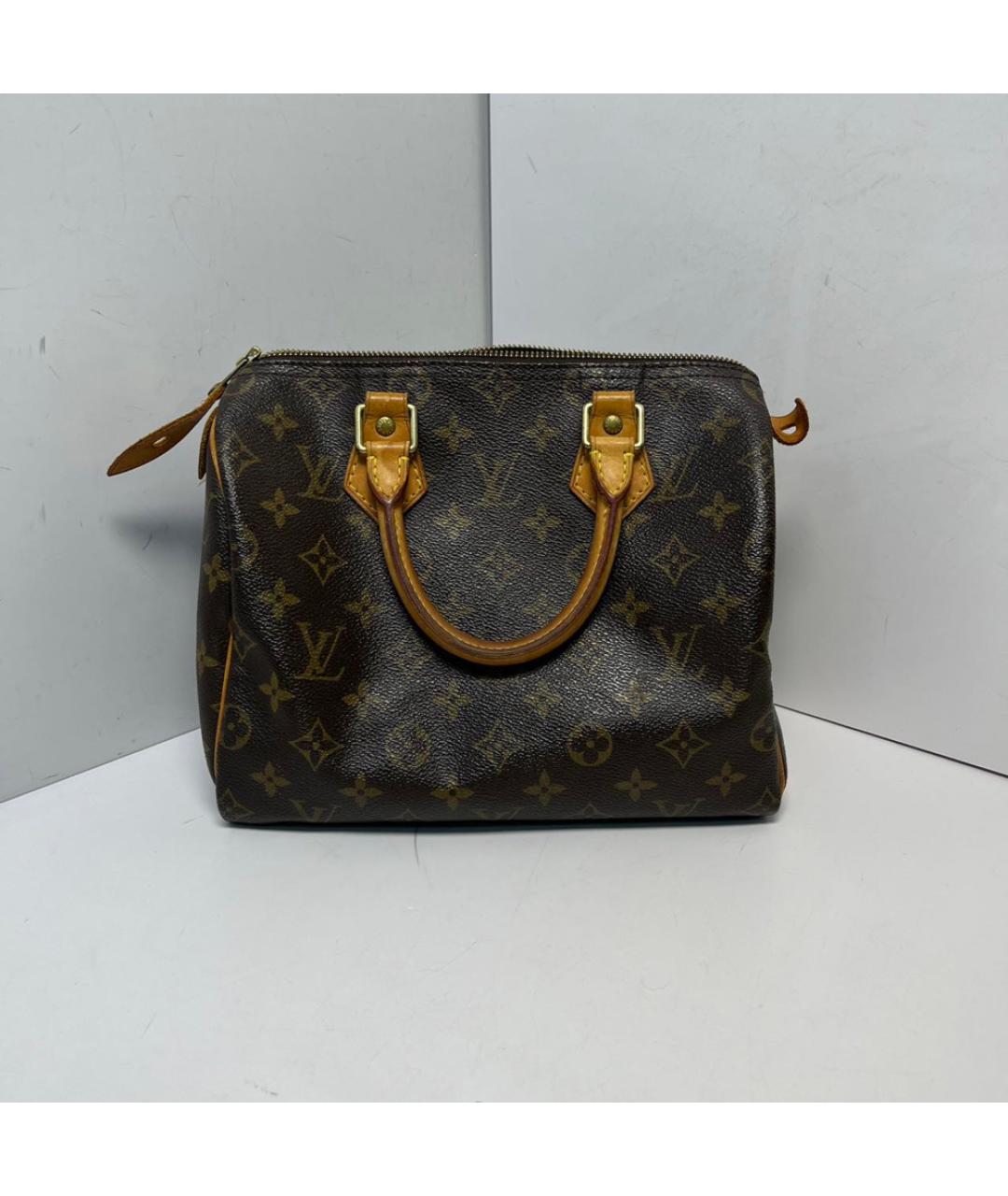 LOUIS VUITTON Коричневая сумка с короткими ручками, фото 8