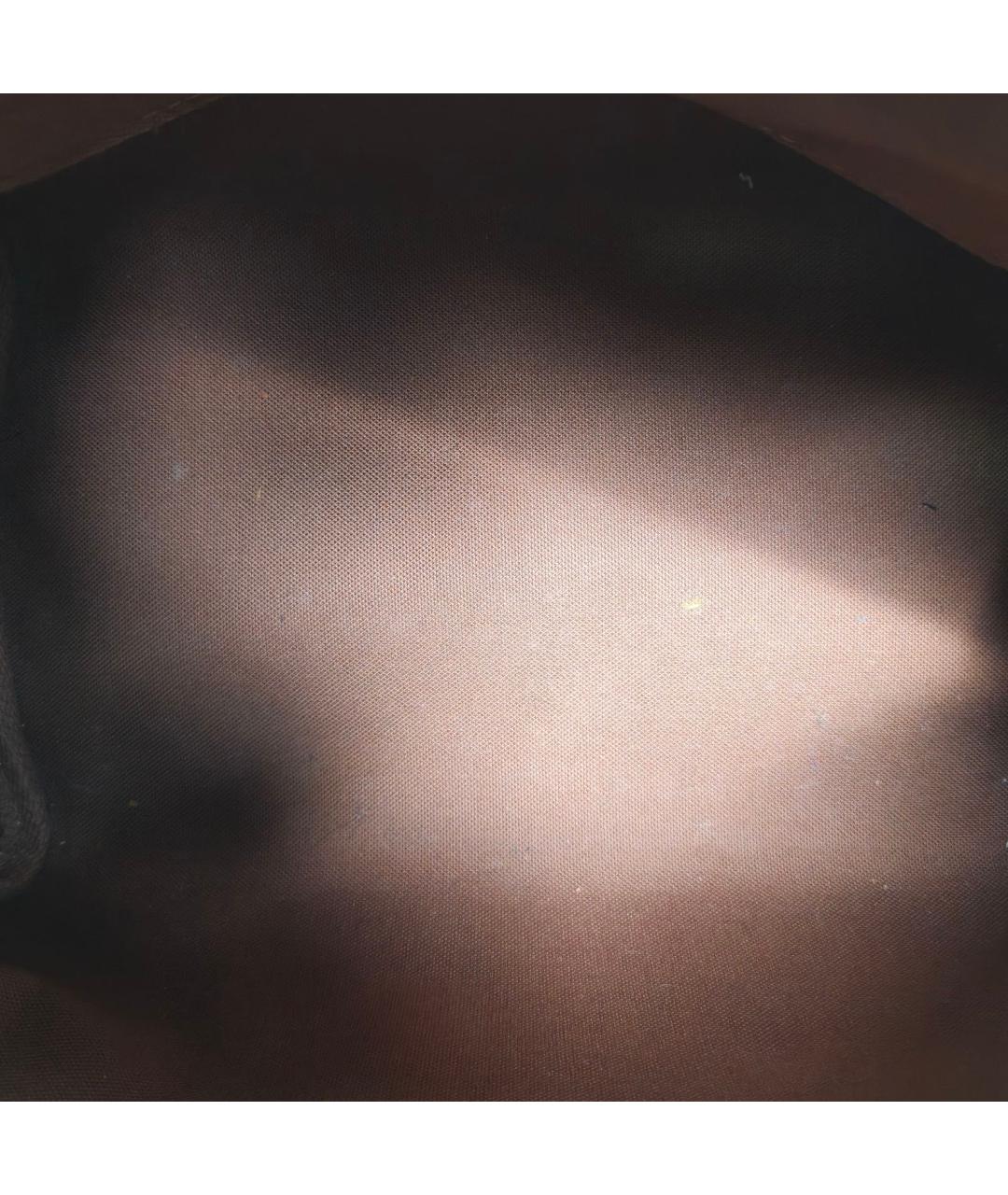 LOUIS VUITTON Коричневая сумка с короткими ручками, фото 7