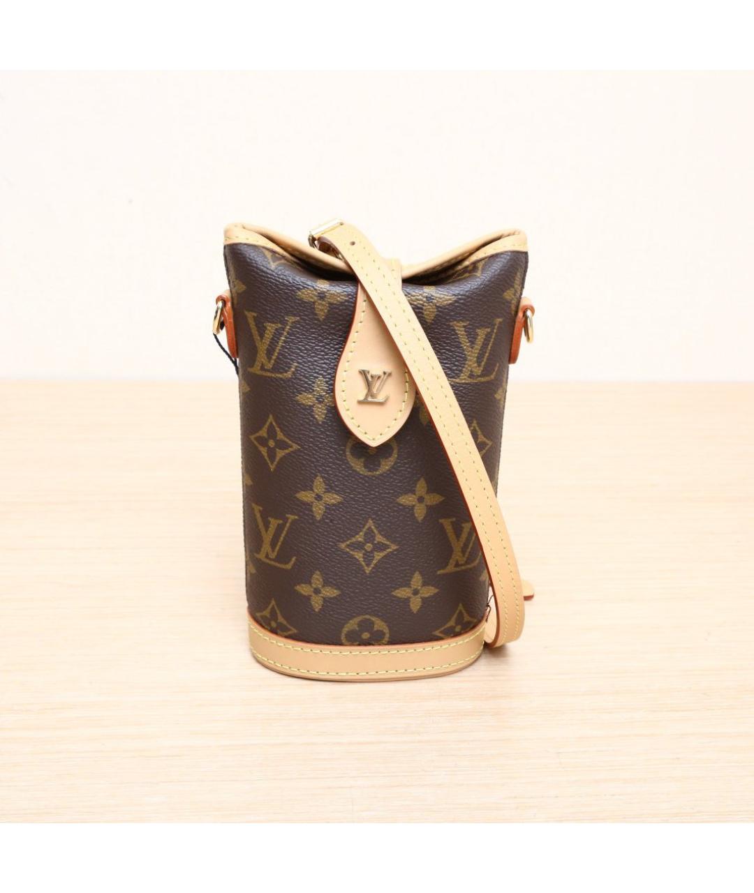 LOUIS VUITTON Коричневая сумка через плечо, фото 2