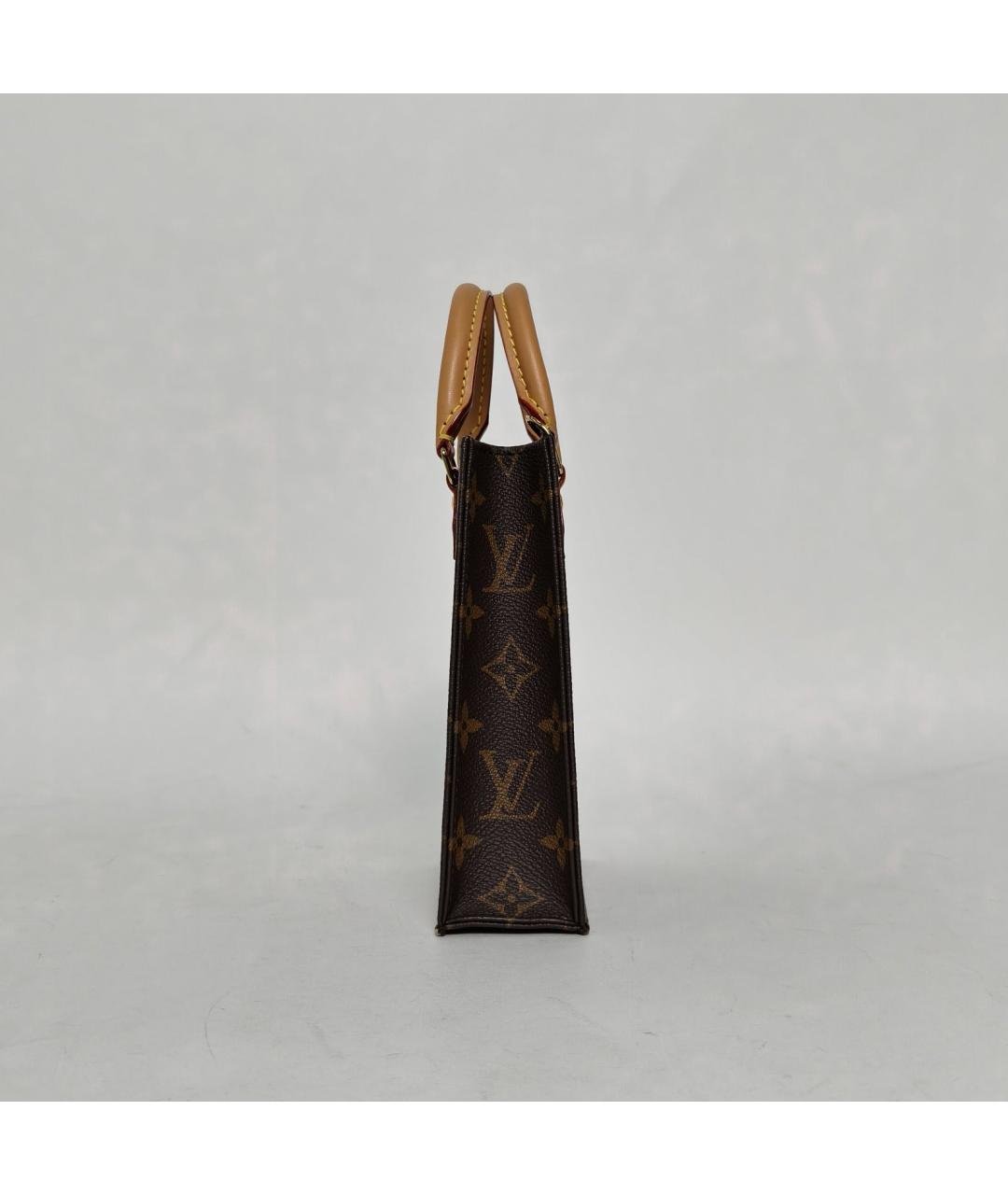 LOUIS VUITTON Коричневая сумка с короткими ручками, фото 3