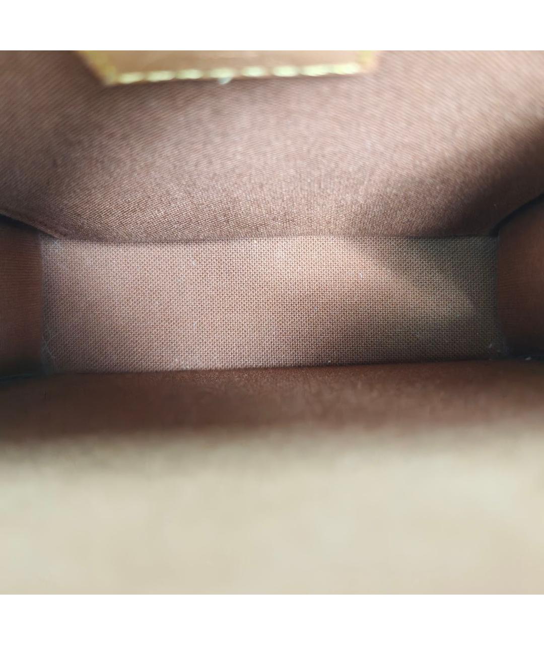 LOUIS VUITTON Коричневая сумка с короткими ручками, фото 7