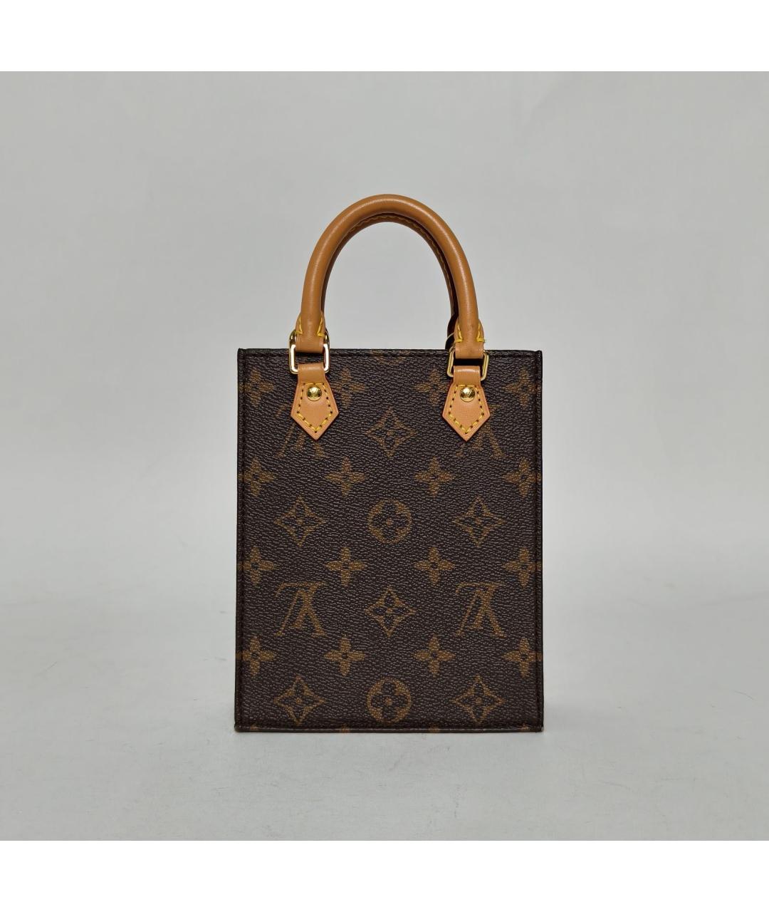 LOUIS VUITTON Коричневая сумка с короткими ручками, фото 4