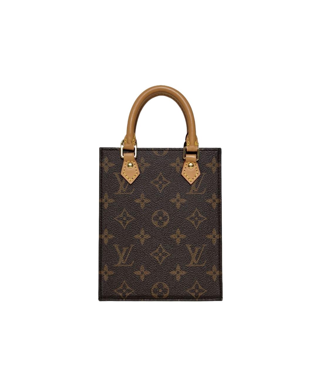 LOUIS VUITTON Коричневая сумка с короткими ручками, фото 9