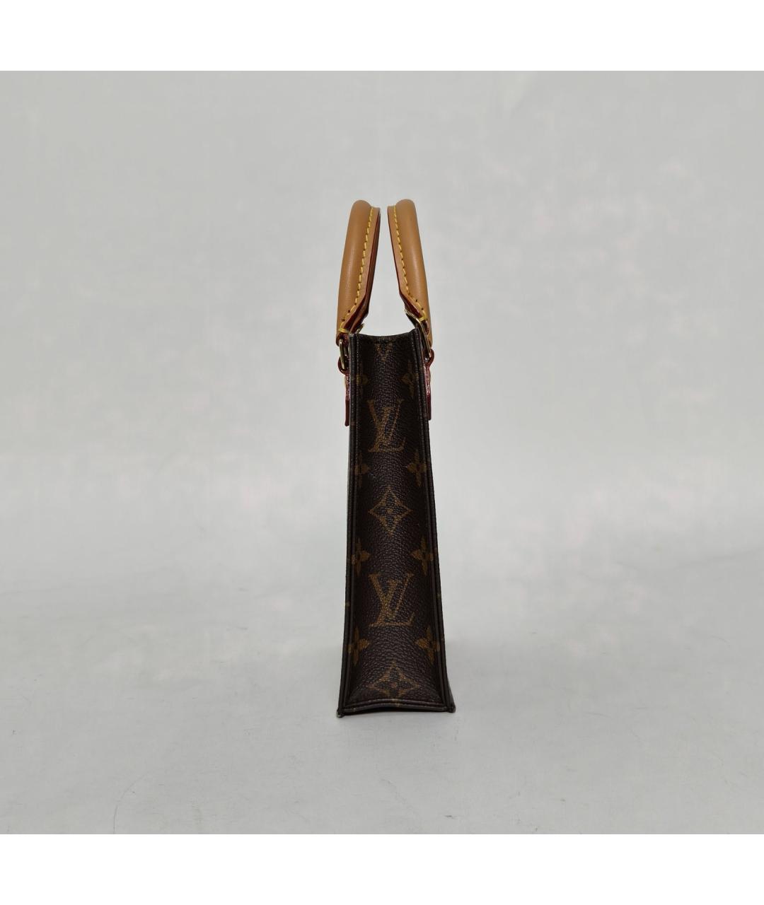 LOUIS VUITTON Коричневая сумка с короткими ручками, фото 5