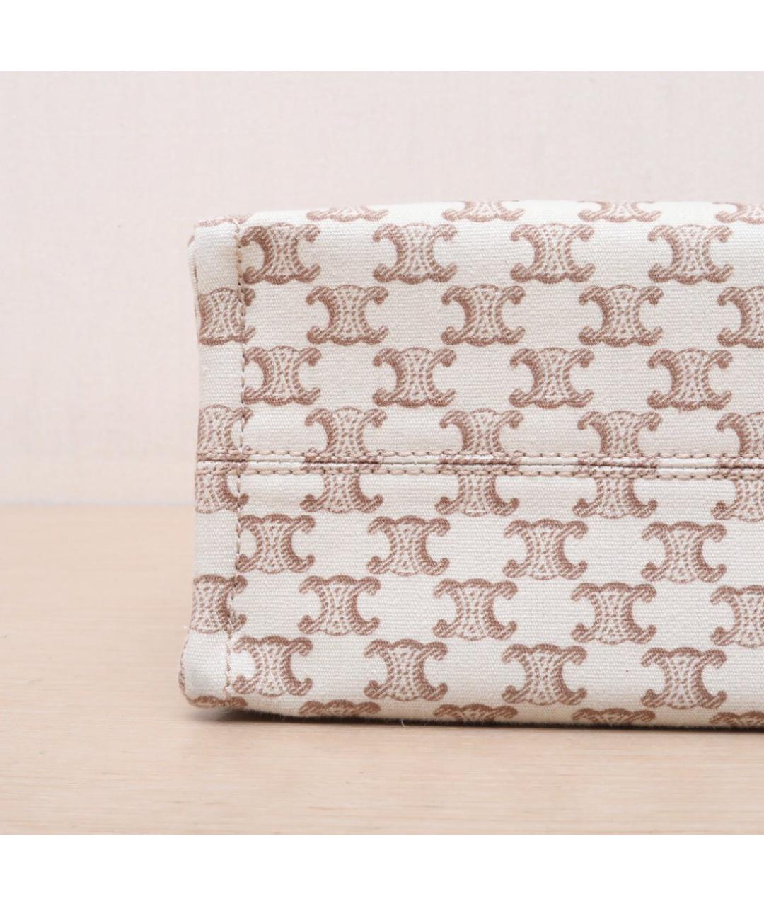 CELINE Белая сумка через плечо, фото 8