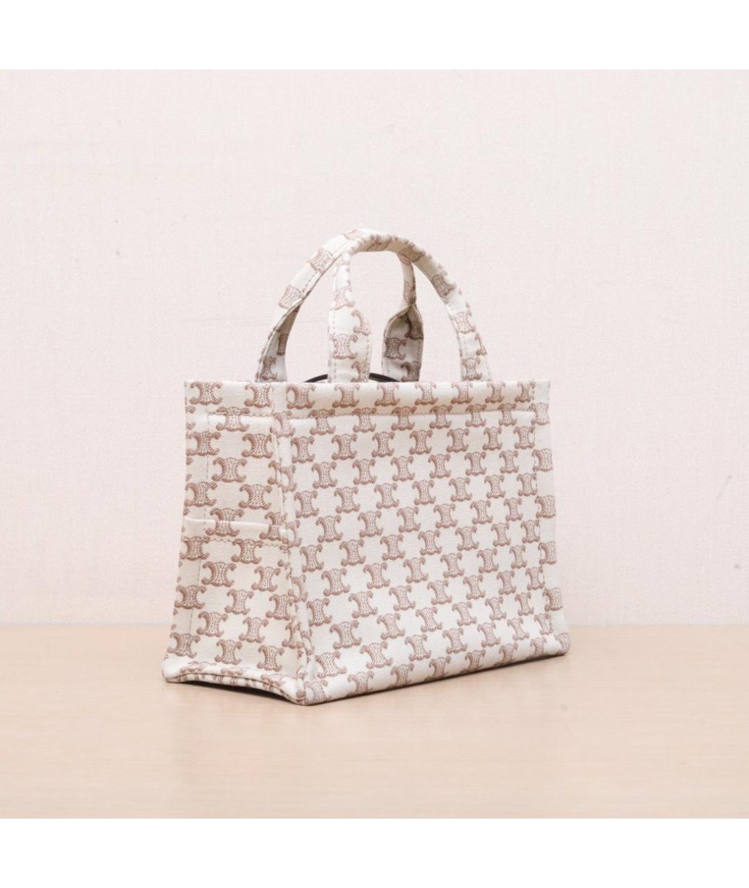 CELINE Белая сумка через плечо, фото 5