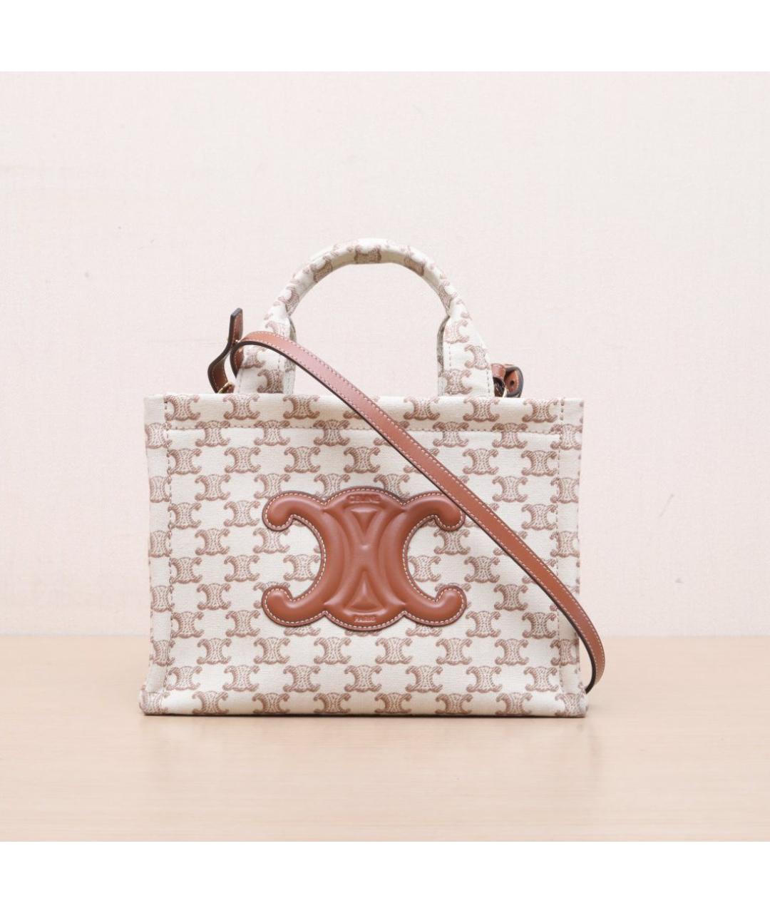 CELINE Белая сумка через плечо, фото 2