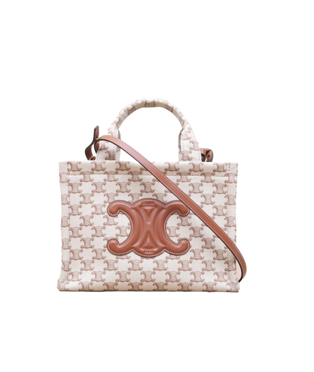 CELINE Белая сумка через плечо, фото 9