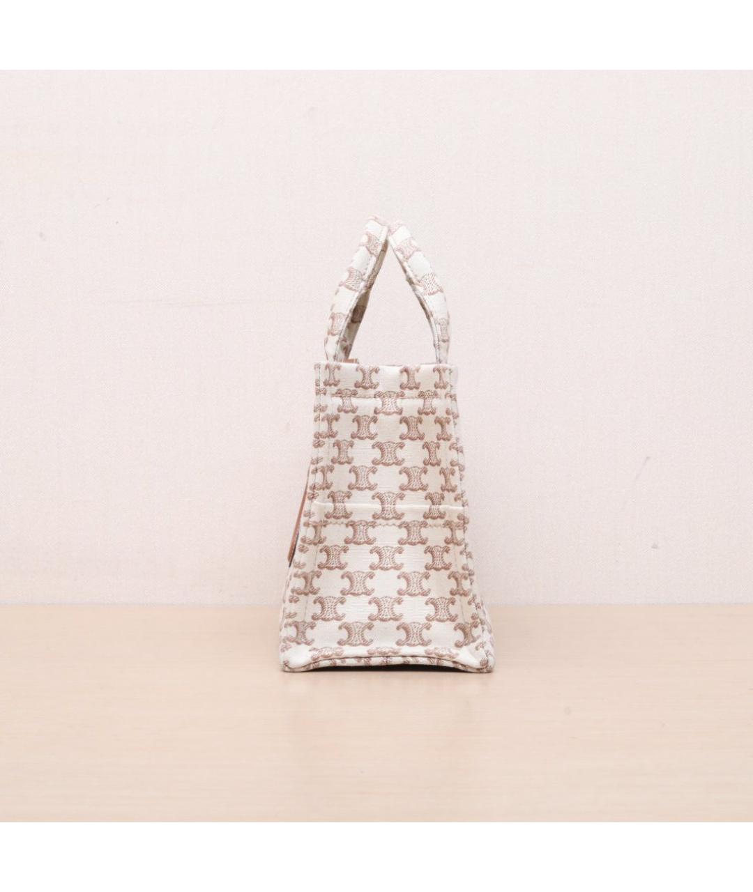 CELINE Белая сумка через плечо, фото 4