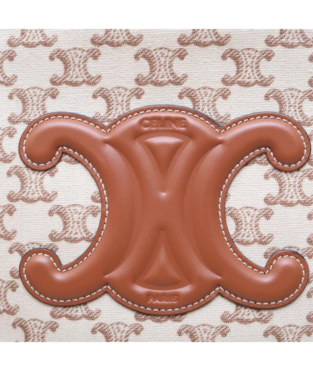 CELINE Белая сумка через плечо, фото 7