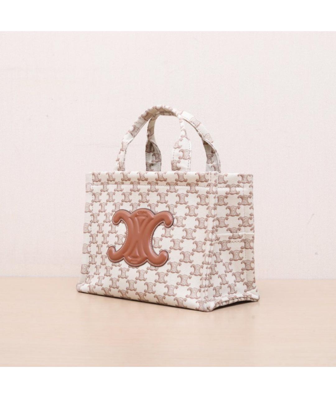 CELINE Белая сумка через плечо, фото 3