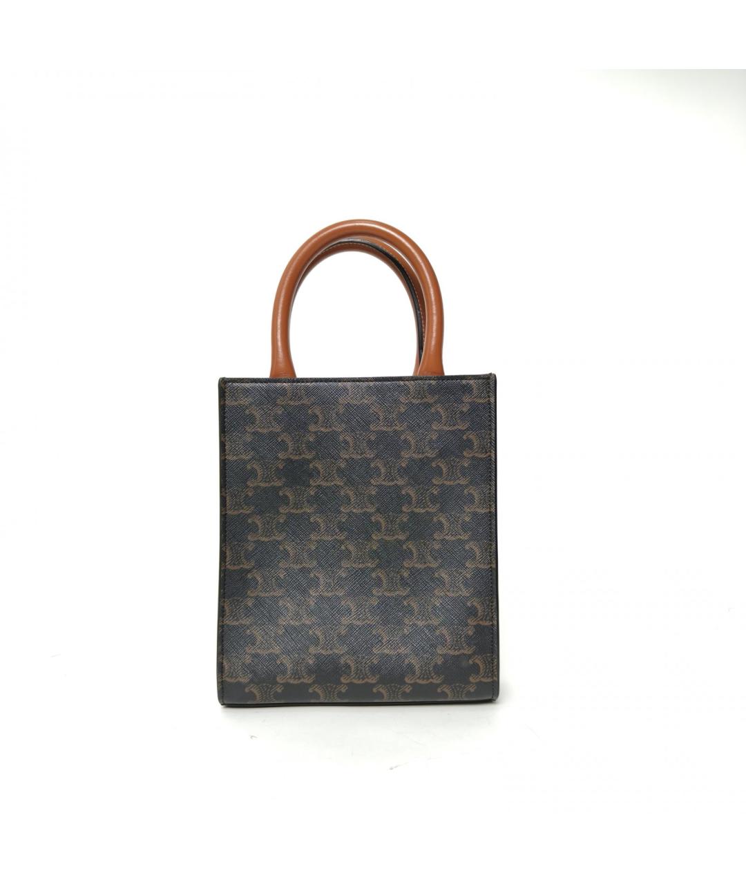 CELINE Коричневая сумка через плечо, фото 4